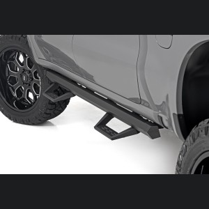 Chevrolet Silverado Running Boards - SRL2 Adj Aluminum Step - Crew Cab - 1500/2500HD (19-24)