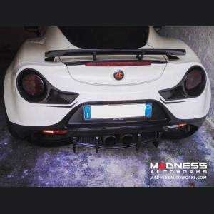 Alfa Romeo 4C Carbon Fiber Tail Light Trim Set - 488 Ferrari Style