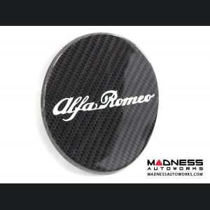 Alfa Romeo 4C Carbon Fiber Fuel Door - Alfa Romeo Logo