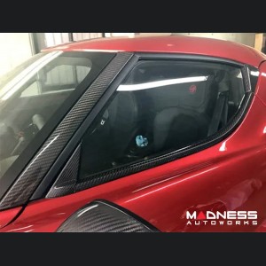 Alfa Romeo 4C Carbon Fiber Pillar Trim - Exterior - Coupe 