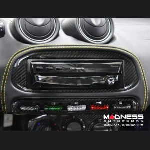 Alfa Romeo 4C Carbon Fiber Radio Cover Frame 