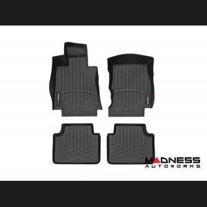 Alfa Romeo Giulia Floor Liners - WeatherTech - Black - Front & Rear - AWD