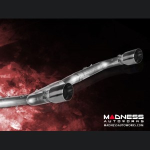 Alfa Romeo Giulia Performance Exhaust - 2.0L - MADNESS - Monza - Stainless Steel Tips