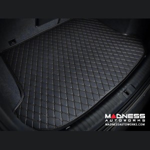 Alfa Romeo Stelvio Cargo Mat - w/ Premium Sound - Black w/ Black Stitching 