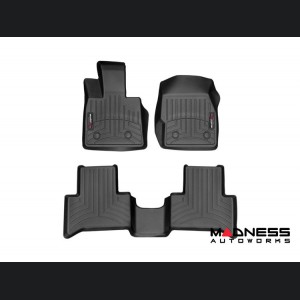 Alfa Romeo Stelvio Floor Liners - WeatherTech - Black - Front & Rear