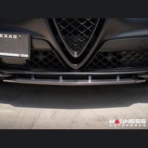  Alfa Romeo Stelvio Front Splitter - Carbon Fiber - Quadrifoglio