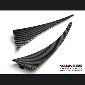 Chevrolet Corvette Carbon Fiber Front Mud Flaps - Anderson Composites - C7