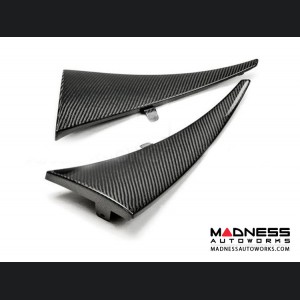 Chevrolet Corvette Carbon Fiber Rear Mud Flaps - Anderson Composites  -  C7 