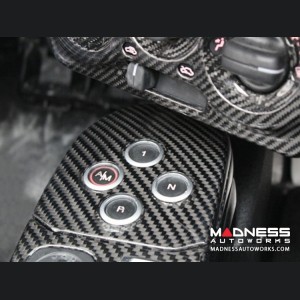 Alfa Romeo 4C Central MTA Control Cover - Carbon Fiber 