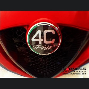 Alfa Romeo 4C Carbon Fiber Badge Cover Kit - Furia