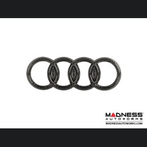 Audi Rear Emblem by Feroce - 7" (178.8mm) - Carbon Fiber