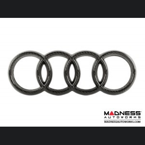 Audi Grille Emblem by Feroce - 10.75" (274mm) - Carbon Fiber