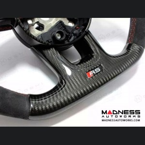 Audi RS3 Steering Wheel Lower Part - Carbon Fiber 