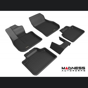 BMW i7 Floor Liners (Set of 5) - Front and Rear - Black by 3D MAXpider 