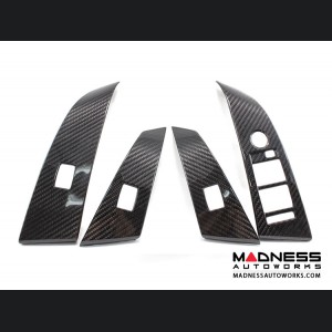  BMW 5-Series (E60 / E61) Window Switch Cover - Carbon Fiber - RHD Version