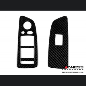 BMW E87 2003-2007 Window Switch Cover by Feroce - Carbon Fiber