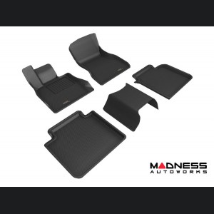 BMW i7 Floor Liners (Set of 5) - Front and Rear - Black by 3D MAXpider 