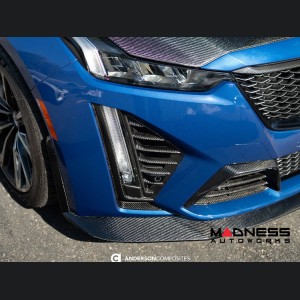 Cadillac CT5-V Carbon Fiber Front Bumper Side Grille - Anderson Composites - Blackwing 