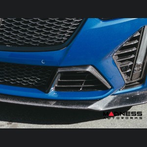 Cadillac CT5-V Carbon Fiber Front Bumper Lower Grille - Anderson Composites - Blackwing 