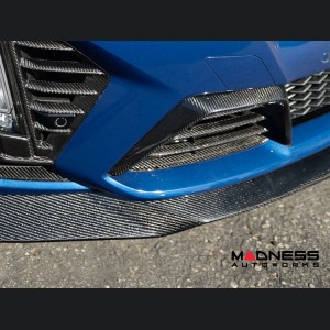 Cadillac CT5-V Carbon Fiber Front Bumper Lower Grille Wings - Anderson Composites - Blackwing 