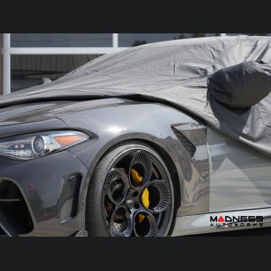 Alfa Romeo Giulia Vehicle Cover - Multi Layer Black Satin - Indoor/ Outdoor