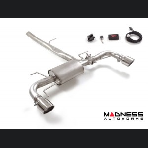 Chevrolet Camaro Performance Exhaust - 2.0L - Ragazzon - Evo Line - Axle Back w/ Valves - Dual Exit/ Stainless Steel Tips