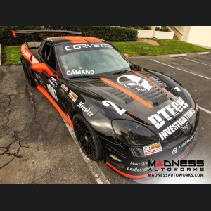 Chevrolet Corvette Carbon Fiber Hood - Anderson Composites - C6 - Le Mans Style