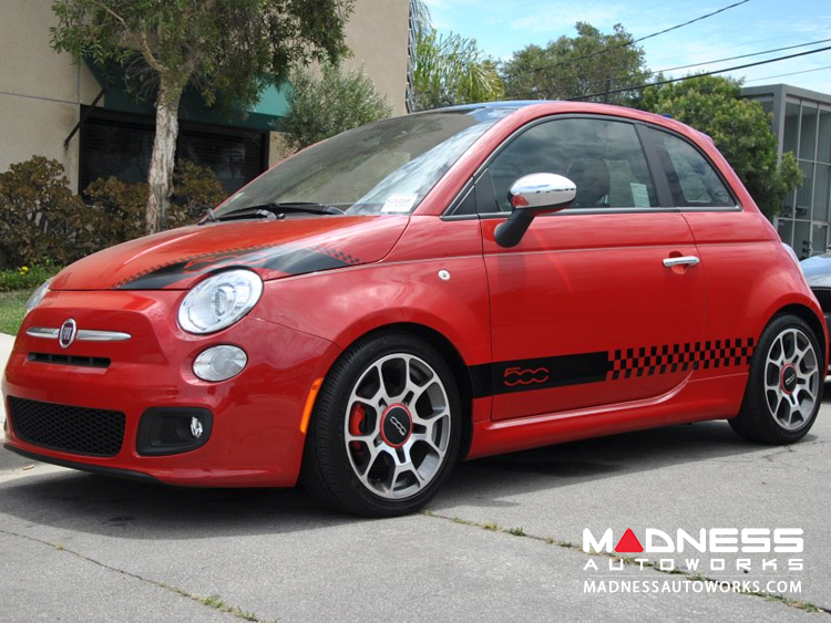 Red FIAT 500