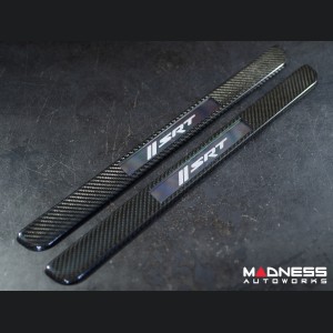 Door Sills - Wireless LED Lighted - Carbon Fiber w/ SRT Logo