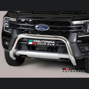 Ford Ranger Bull Bar - Medium - 76mm  - Chrome