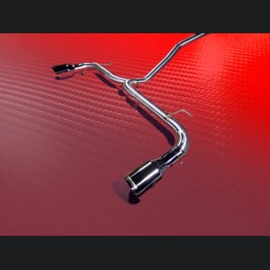 Alfa Romeo Giulia Performance Exhaust - 2.0L - MADNESS - Lusso - Stainless Steel Polished Tips