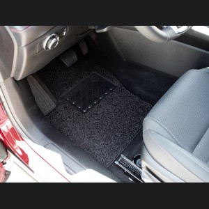 Alfa Romeo Tonale Floor Mats - All Weather - Rubber Woven Carpet - Front Set - Black 