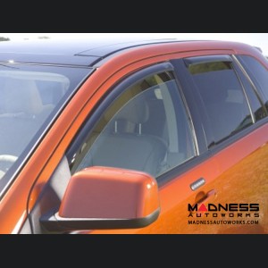 Jeep Compass Side Window Air Deflectors - Smoke - 4pc - by AVS