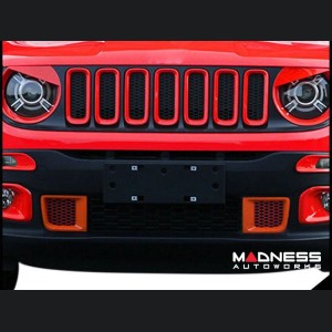 Jeep Renegade Front Bumper Frame Trim - Orange - Pre Facelift