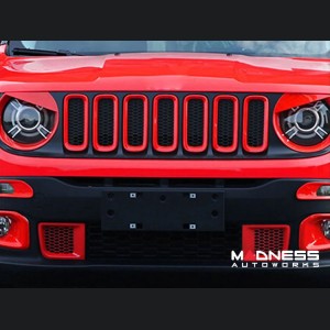 Jeep Renegade Front Bumper Frame Trim - Red