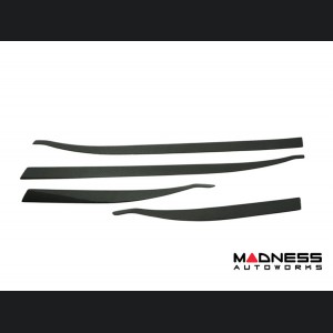 Jeep Renegade Door Trim - Lower Side Molding Kit - Carbon Fiber 