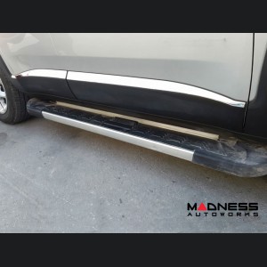 Jeep Renegade Door Trim - Lower Side Molding Kit - Silver Steel