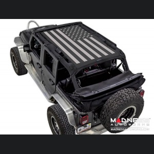 Jeep Wrangler JK SW1 Top Trailmesh - Tactical Flag Solid - 4 Door