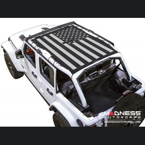 Jeep Wrangler JL Top Trailmesh - 4Door - Tactical Flag Solid