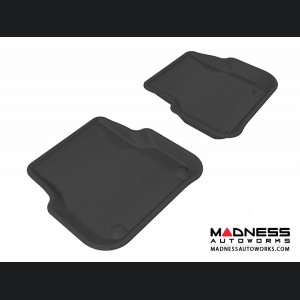 Audi A6/ S6/ RS6 Floor Mats (Set of 2) - Rear - Black by 3D MAXpider (2005-2011)