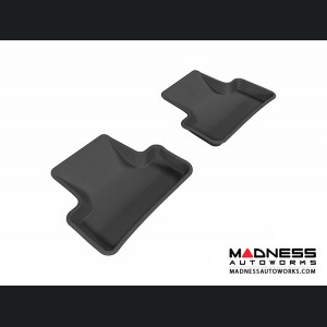 Audi Q5 Floor Mats (Set of 2) - Rear - Black by 3D MAXpider (2009-2015)