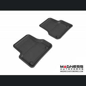 Audi A6/ S6/ A7 Floor Mats (Set of 2) - Rear - Black by 3D MAXpider (2012-)