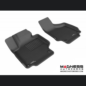 Audi TT/ TTS Floor Mats (Set of 2) - Front - Black by 3D MAXpider (2008-2015)