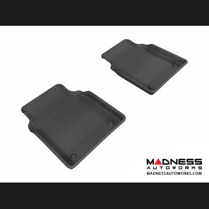 Audi A8L Floor Mats (Set of 2) - Rear - Black by 3D MAXpider (2011-2015)