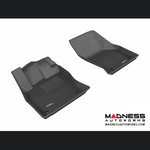 Audi A3/ S3 Floor Mats (Set of 2) - Front - Black by 3D MAXpider (2015-)