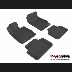 BMW 3 Series Floor Mats (Set of 4) - Black by 3D MAXpider - E90 Sedan