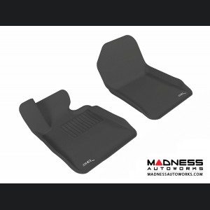 BMW 3 Series Floor Mats (Set of 2) - Front - Black by 3D MAXpider -E93 Convertible