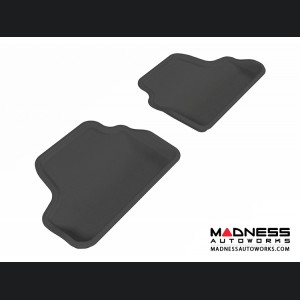 BMW 3 Series Floor Mats (Set of 2) - Rear - Black by 3D MAXpider - E93 Convertible