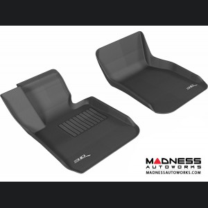 BMW 3 Series (F30) Floor Mats (Set of 2) - Front - Black by 3D MAXpider