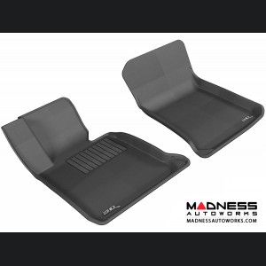 BMW X Series Floor Mats (Set of 2) - Front - Black by 3D MAXpider - X1 (E84) 